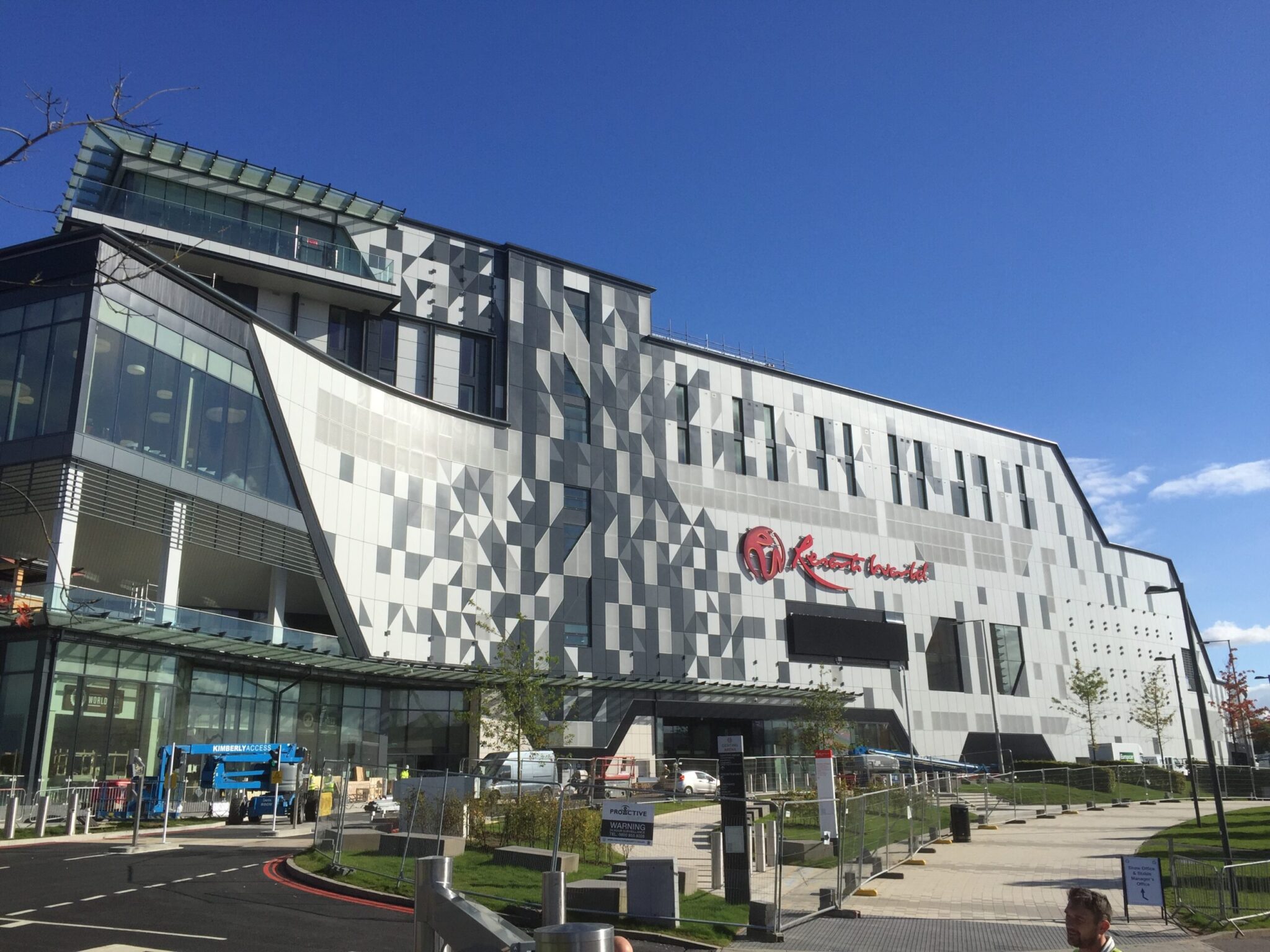 TFC aluminium rainscreen cladding NEC