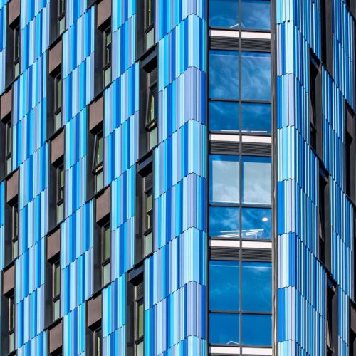 Bath Court Birmingham Extruded Aluminium Rainscreen