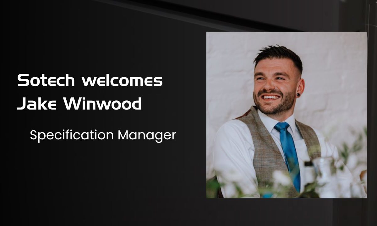 Sotech Appoints Jake Winwood as Specification Manager